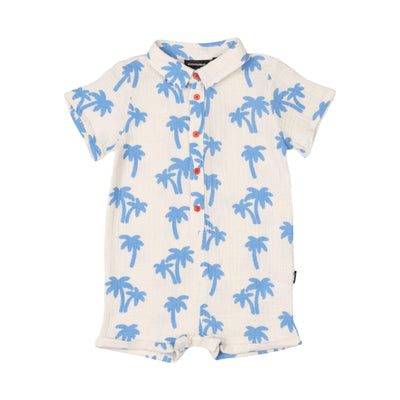 Rock Your Baby - Palm Trees Baby Shirt Romper Romper Rock Your Baby 