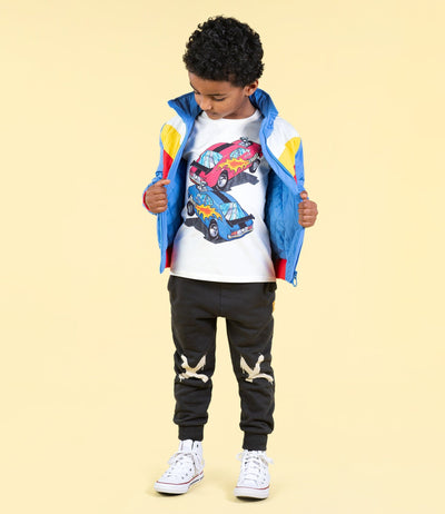 Rock Your Baby - Panelled Bomber Jacket Jacket Rock Your Baby 