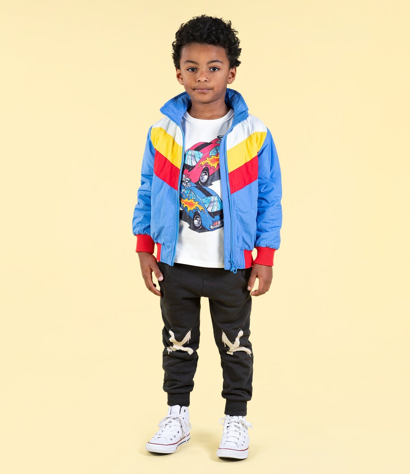 Rock Your Baby - Panelled Bomber Jacket Jacket Rock Your Baby 