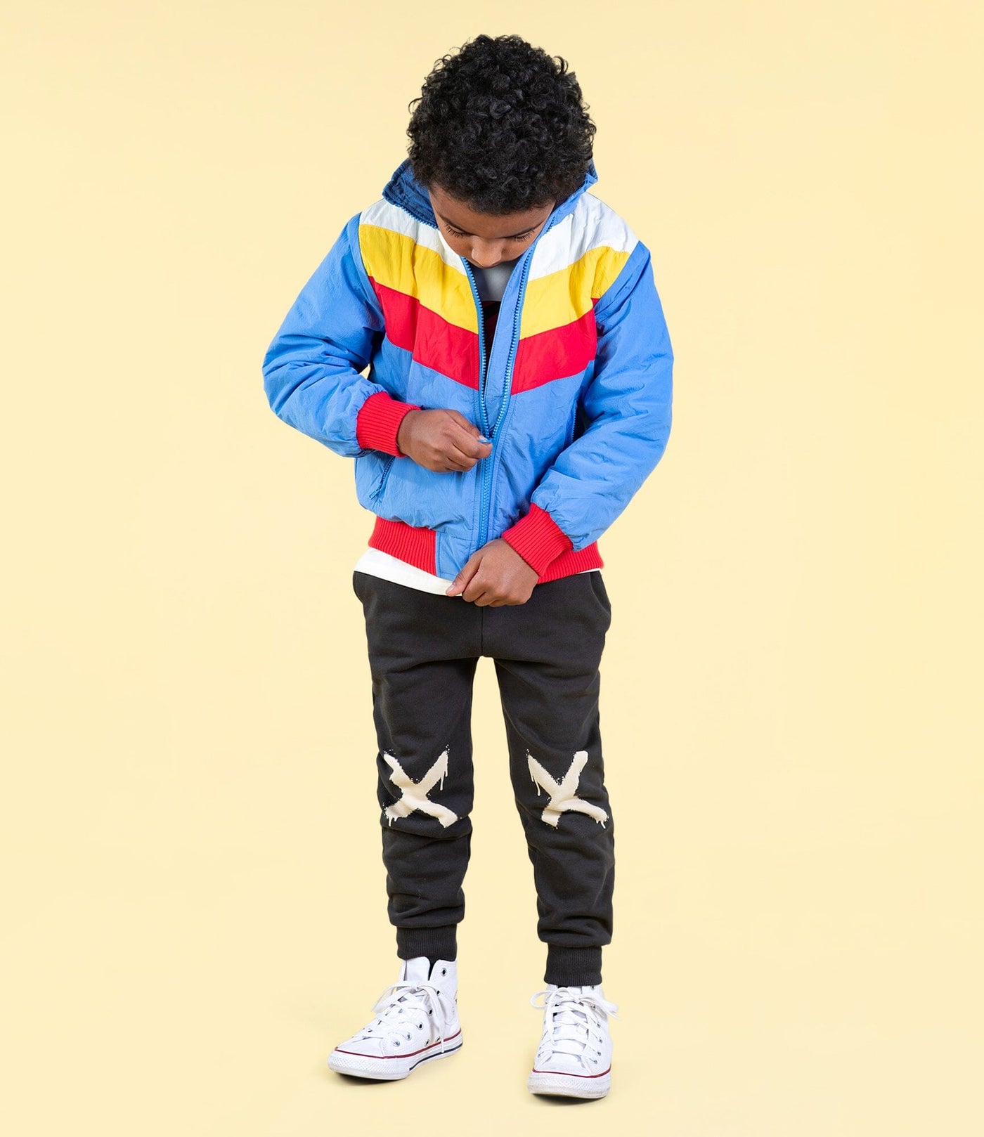 Rock Your Baby - Panelled Bomber Jacket Jacket Rock Your Baby 