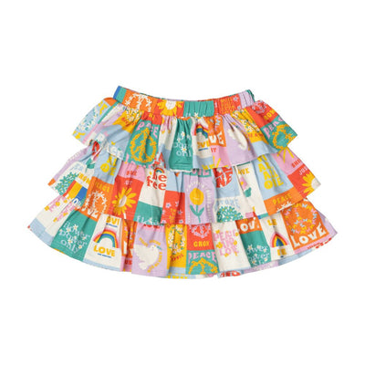 Rock Your Baby Peace & Love Skirt Skirts Rock Your Baby 