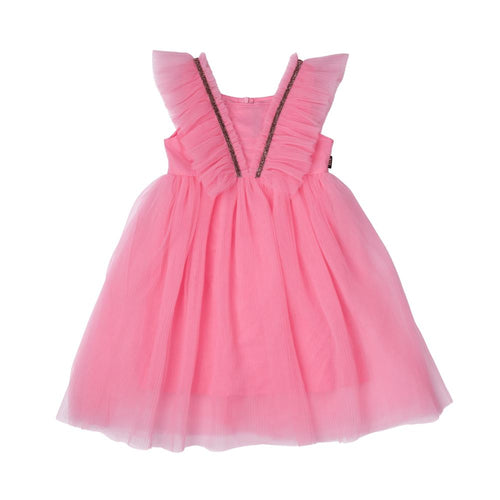 Rock Your Baby - Pink Butterfly Tulle Dress