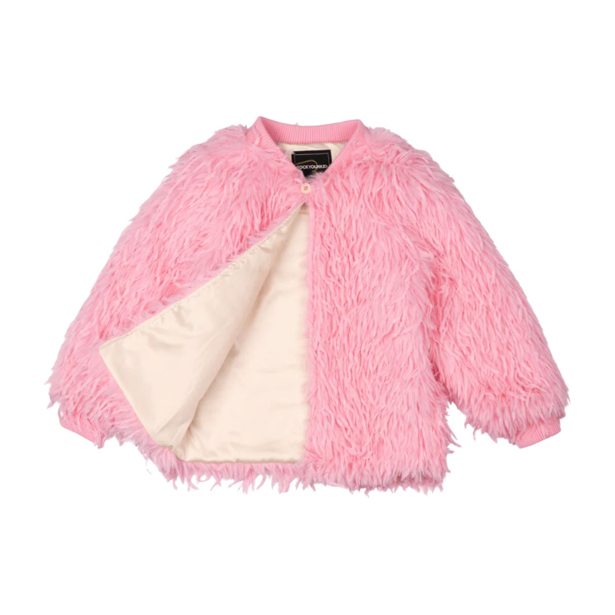 Rock Your Baby - Pink Faux Fur Jacket Jacket Rock Your Baby 