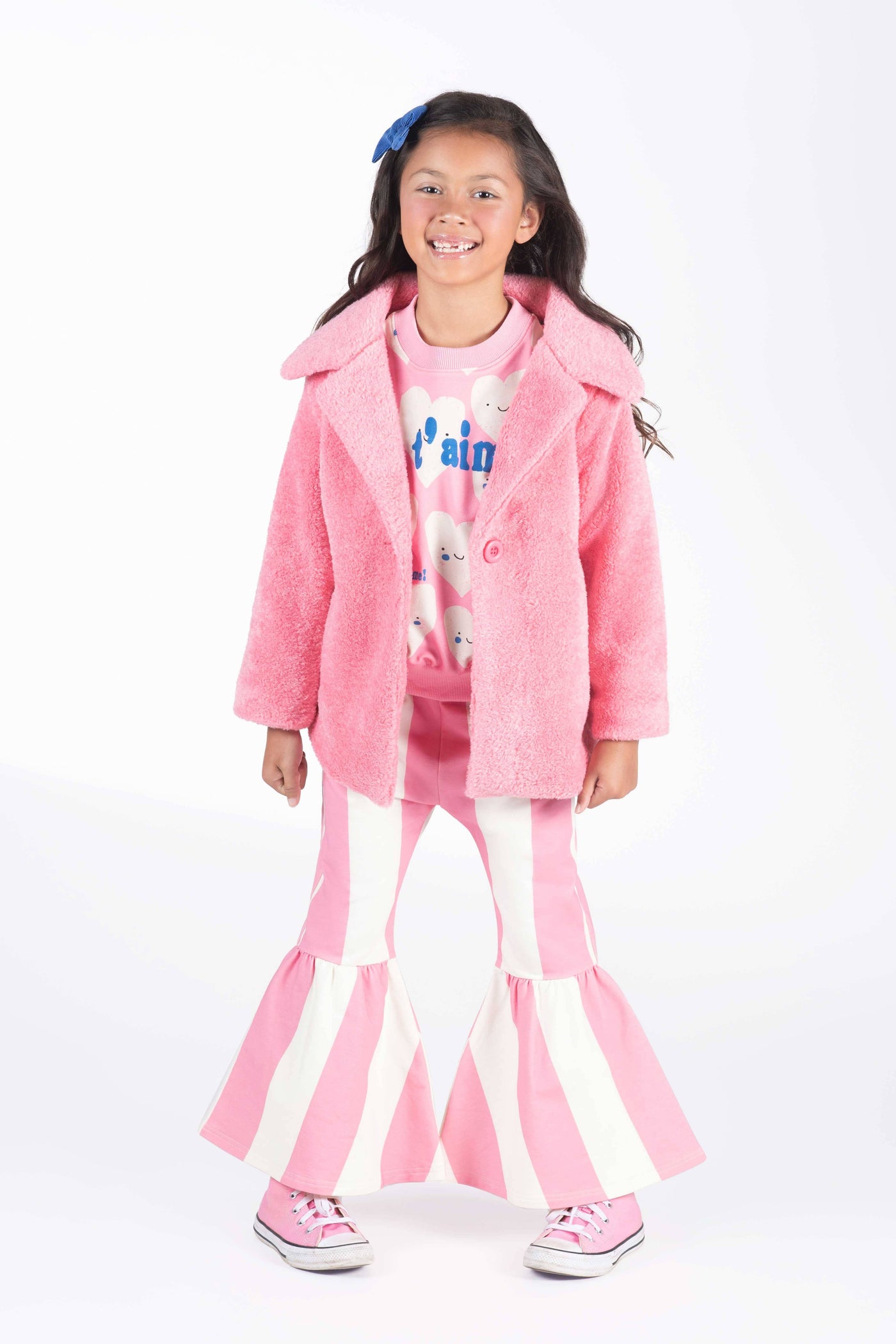 Rock Your Baby Pink Faux Sherpa Jacket Jacket Rock Your Baby 