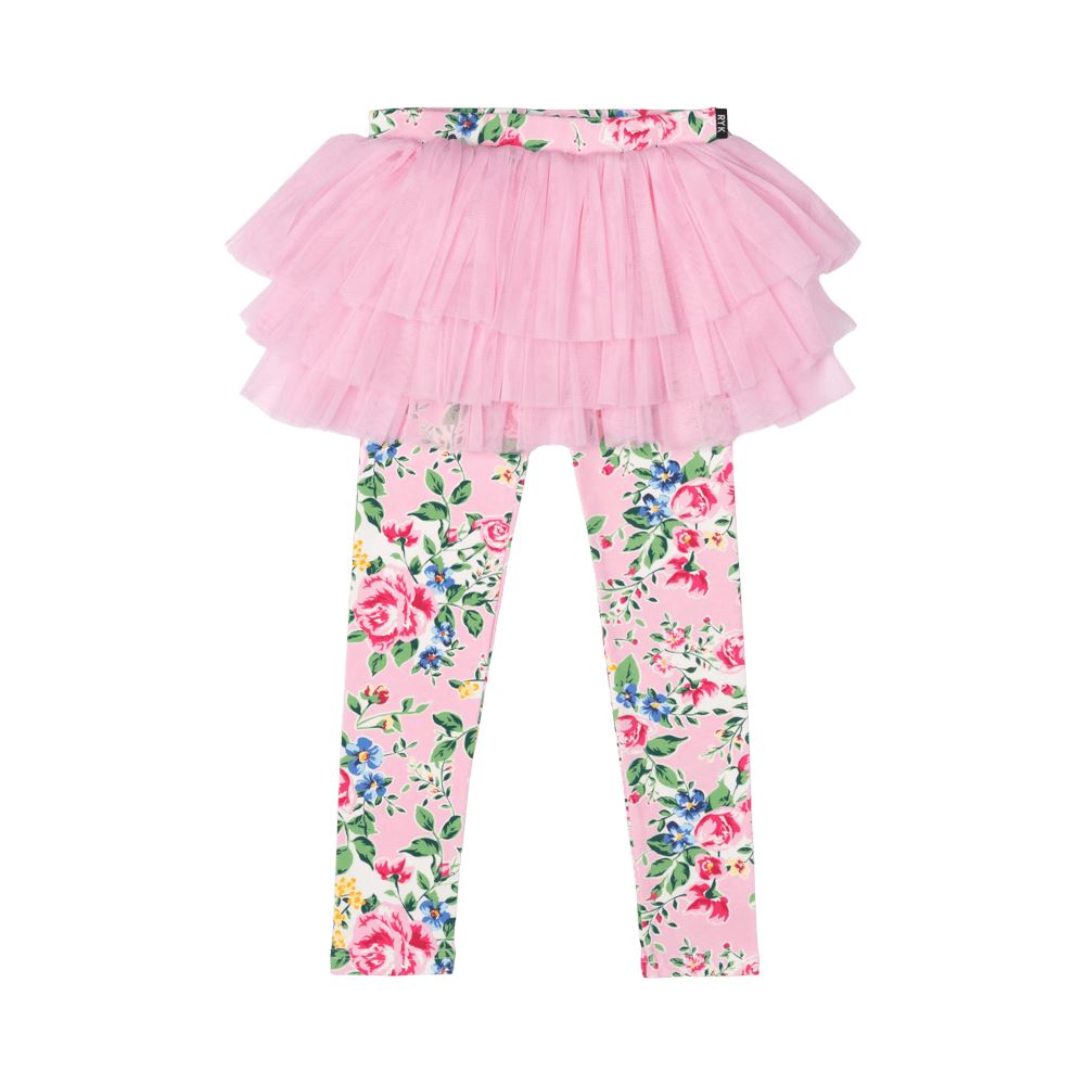 Rock Your Baby Pink Garden Circus Tights Leggings Rock Your Baby 