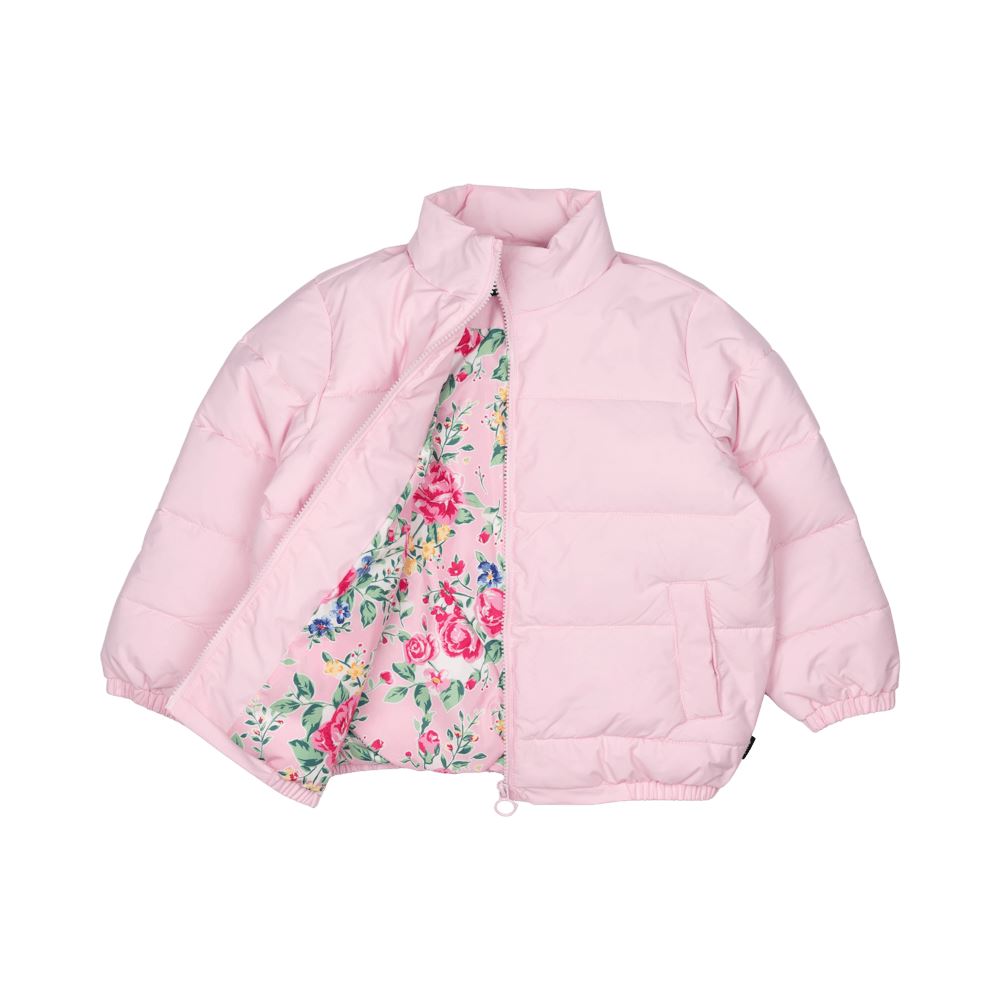 Rock Your Baby Pink Padded Jacket With Lining Jacket Rock Your Baby 