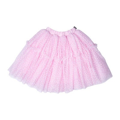 Rock Your Baby Pink Polka Dot Tulle Skirt Skirts Rock Your Baby 
