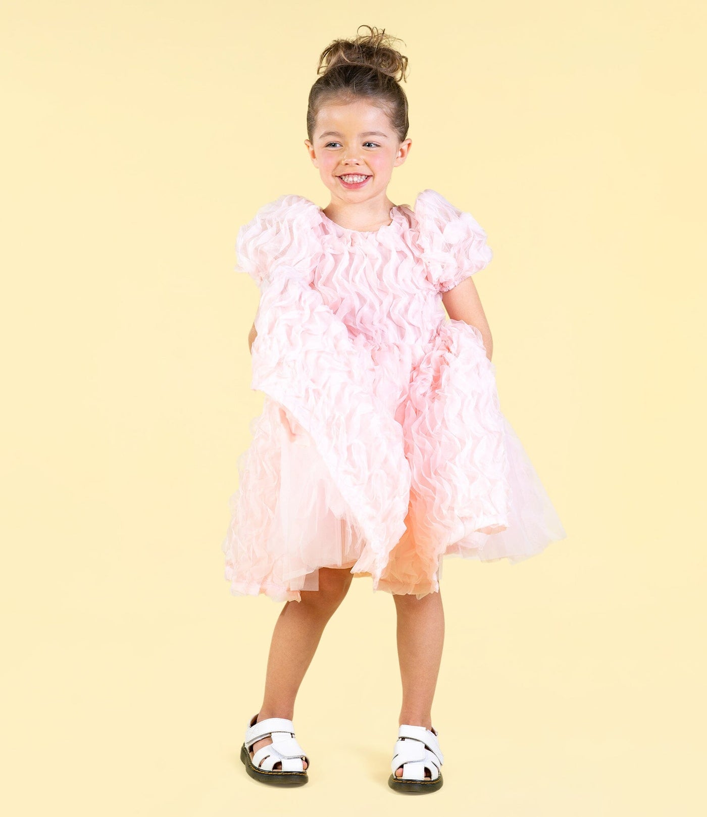 Rock Your Baby - Pink Ruffle Tulle Party Dress Tutu Dress Rock Your Baby 