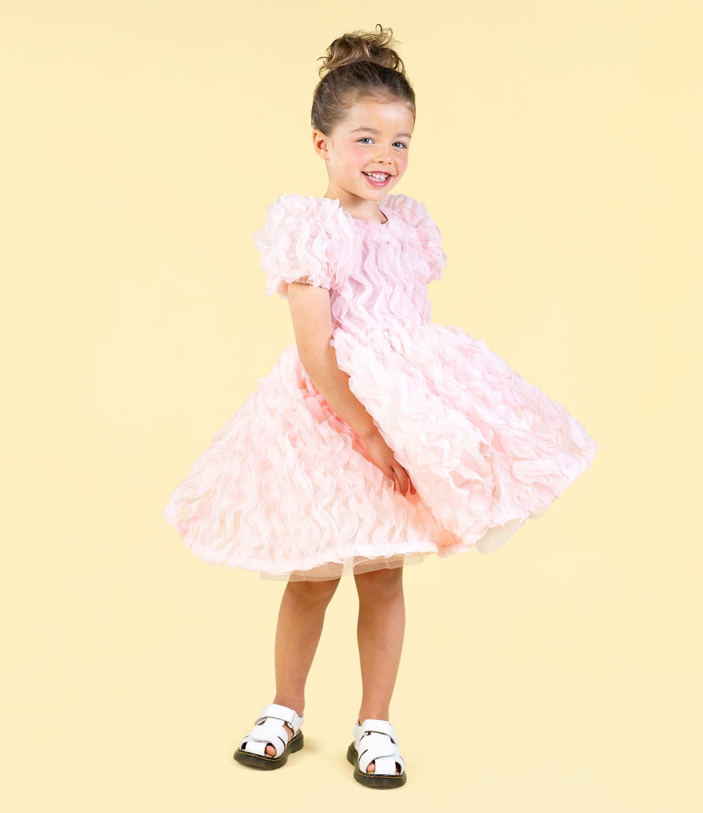 Rock Your Baby - Pink Ruffle Tulle Party Dress Tutu Dress Rock Your Baby 