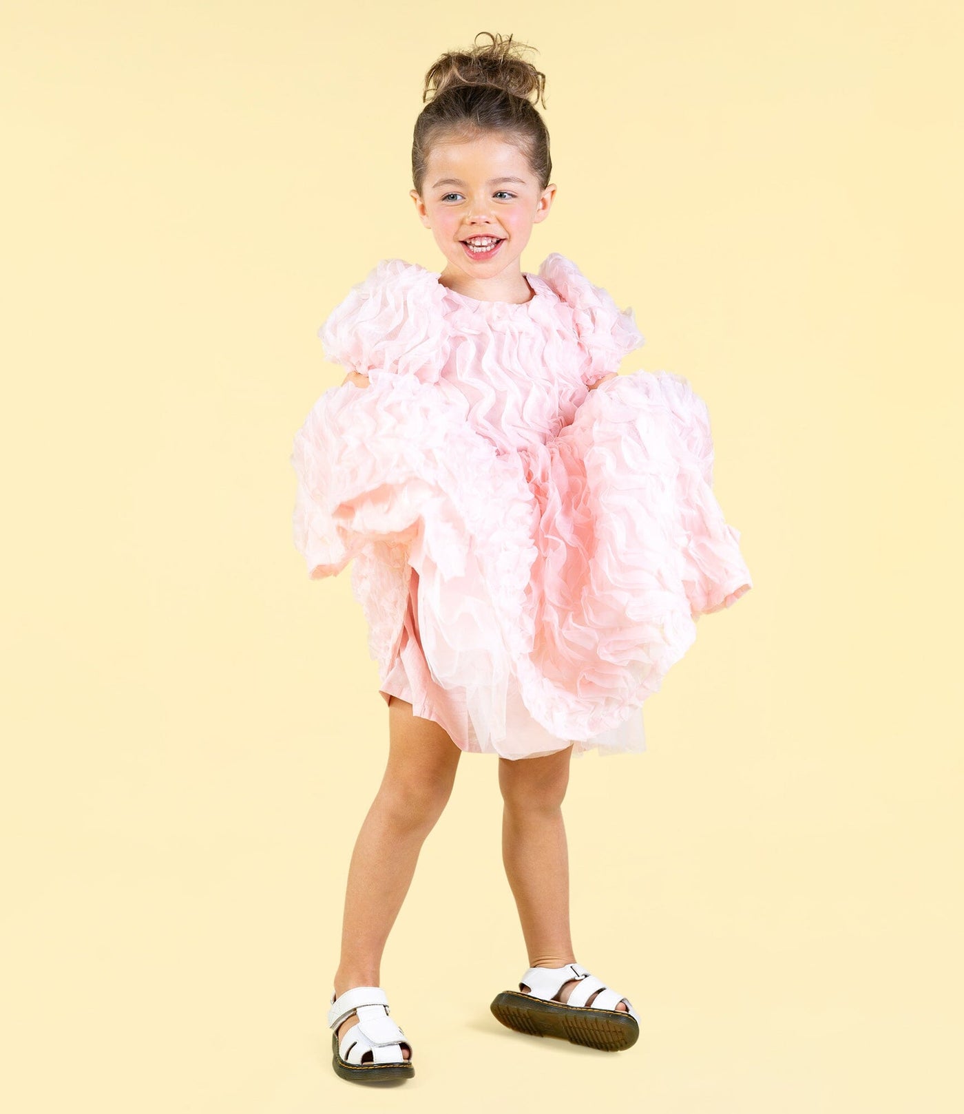 Rock Your Baby - Pink Ruffle Tulle Party Dress Tutu Dress Rock Your Baby 