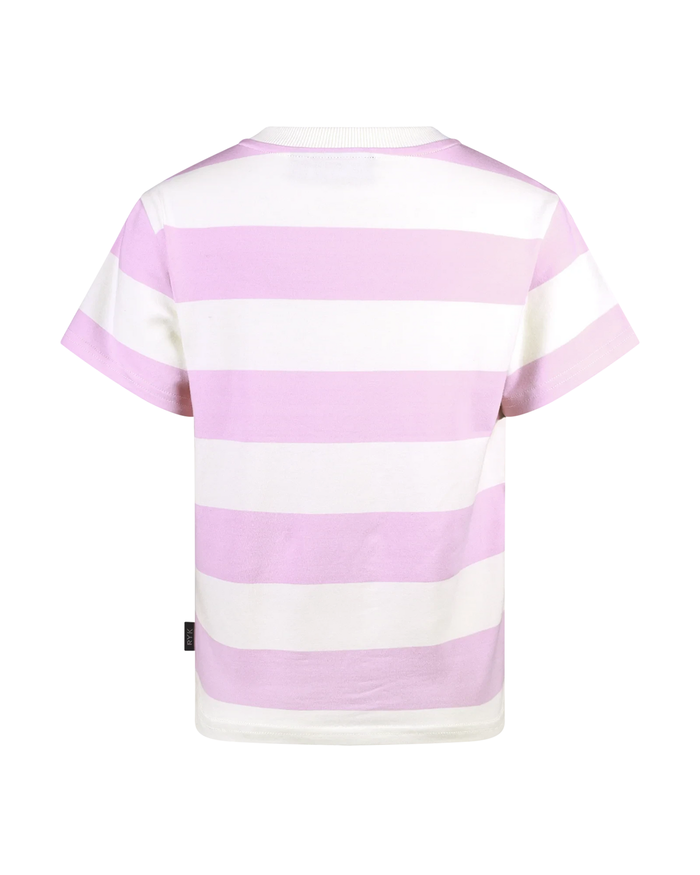 Rock Your Baby - Pink Stripe Short Sleeve Boxy Tee Short Sleeve T-Shirt Rock Your Baby 