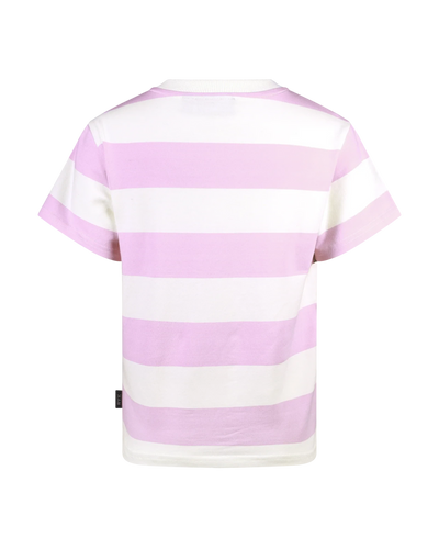 Rock Your Baby - Pink Stripe Short Sleeve Boxy Tee Short Sleeve T-Shirt Rock Your Baby 