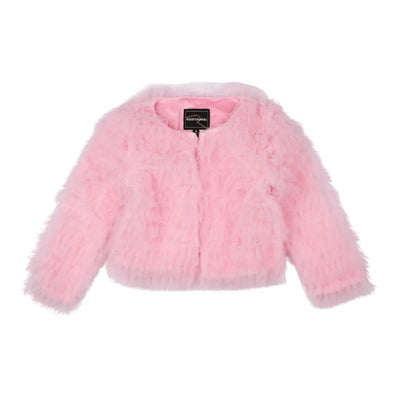 Rock Your Baby - Pink Tulle Ruffle Jacket Jacket Rock Your Baby 