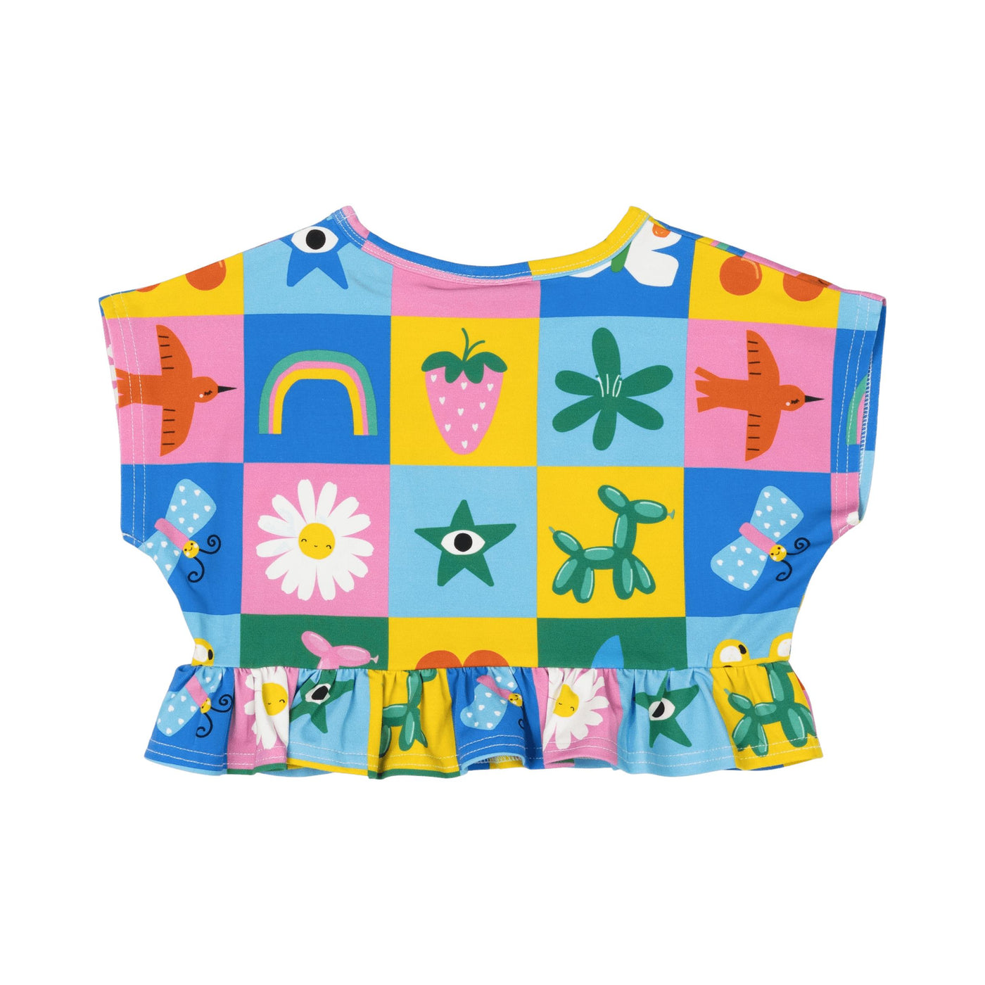 Rock Your Baby - Playtime Frill T-Shirt Short Sleeve T-Shirt Rock Your Baby 