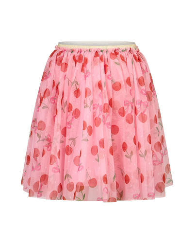 Rock Your Baby - Polka Cherry Party Tulle Skirt Skirts Rock Your Baby 