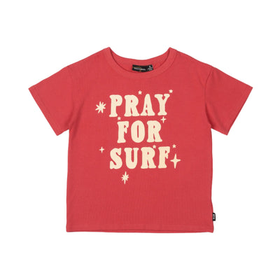 Rock Your Baby - Pray For Surf T-Shirt Short Sleeve T-Shirt Rock Your Baby 