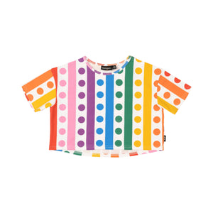 Rock Your Baby - Rainbow Drops Boxy T-Shirt