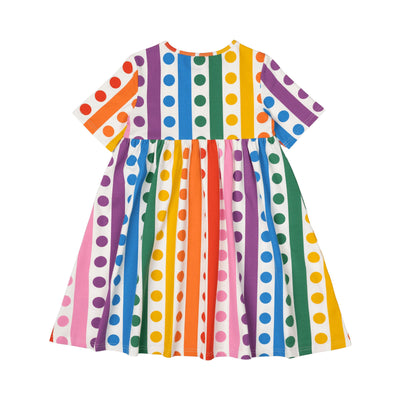 Rock Your Baby - Rainbow Drops Dress Short Sleeve Dress Rock Your Baby 