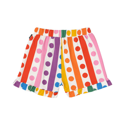 Rock Your Baby - Rainbow Drops Frill Shorts Shorts Rock Your Baby 