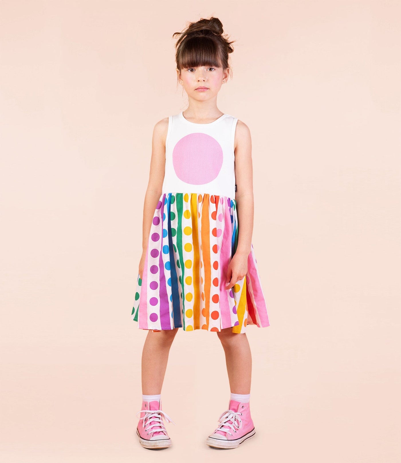 Rock Your Baby - Rainbow Drops Singlet Dress Sleeveless Dress Rock Your Baby 