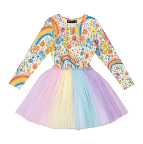 Rock Your Baby - Rainbows And Flowers Circus Dress