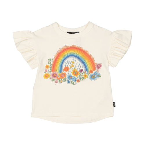 Rock Your Baby - Rainbows And Flowers T-Shirt