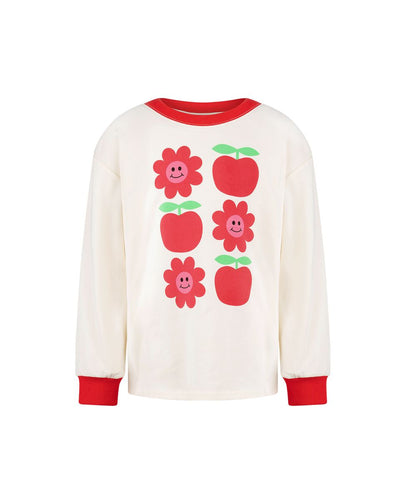 Rock Your Baby - Red Apples Long Sleeve T-Shirt Long Sleeve T-Shirt Rock Your Baby 