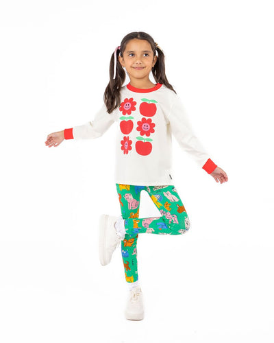 Rock Your Baby - Red Apples Long Sleeve T-Shirt Long Sleeve T-Shirt Rock Your Baby 