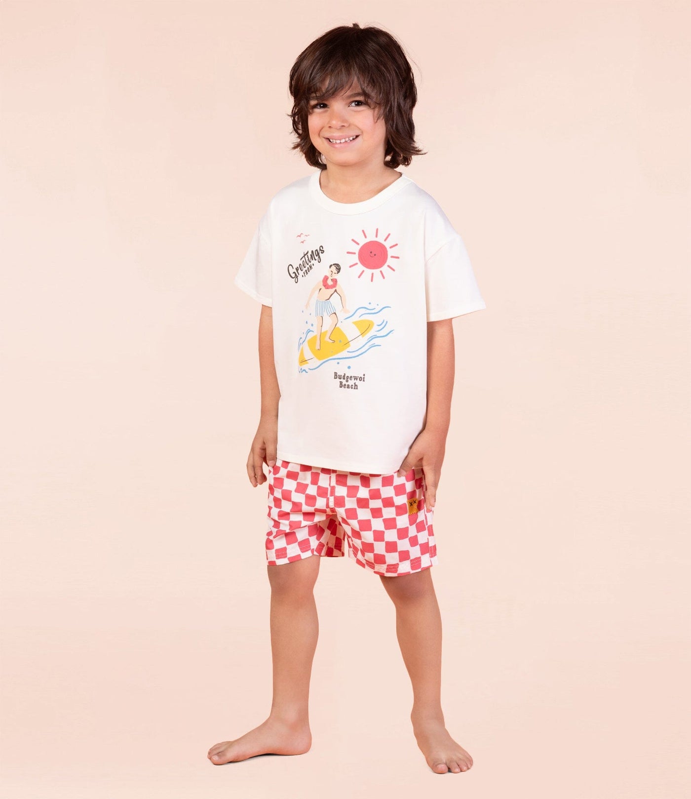 Rock Your Baby - Red Checker Shorts Shorts Rock Your Baby 