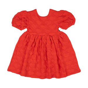 Rock Your Baby - Red Heart Puff Sleeve Dress