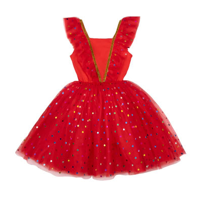 Rock Your Baby - Red Party Tulle Dress Tutu Dress Rock Your Baby 