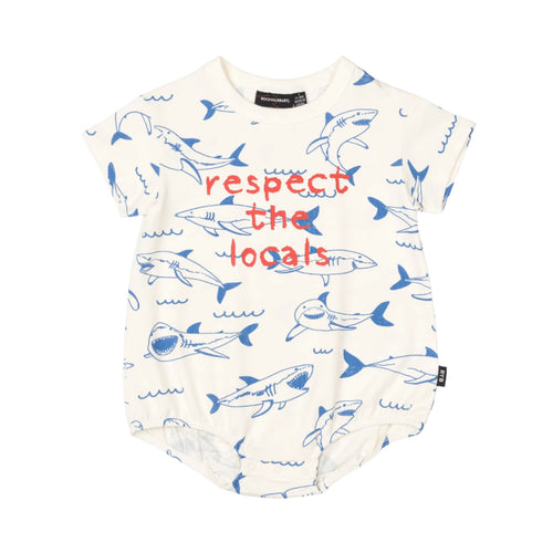 Rock Your Baby - Respect The Locals Oversized Baby Bodysuit