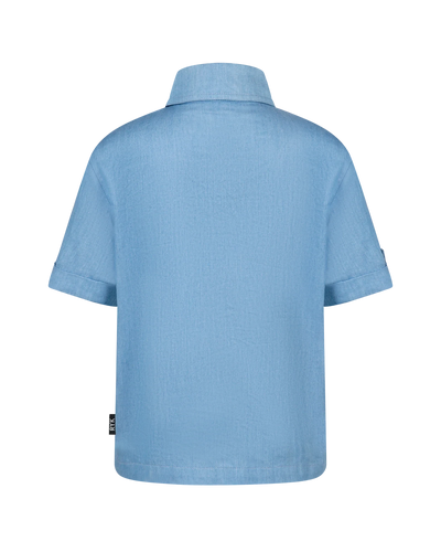 Rock Your Baby - Rocket Chambray Short Sleeve Shirt Short Sleeve Shirt Rock Your Baby 