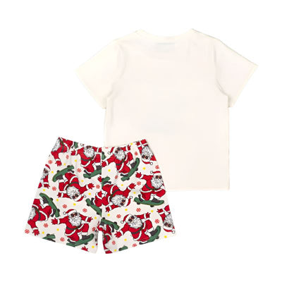 Rock Your Baby - Santa Skate Pj Set Short Sleeve Pyjamas Rock Your Baby 