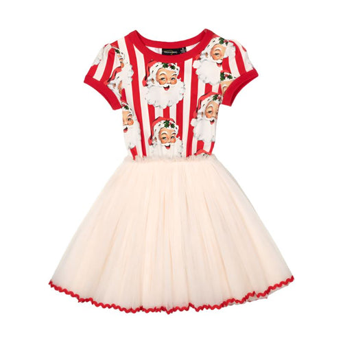 Rock Your Baby - Santa Stripe Circus Dress