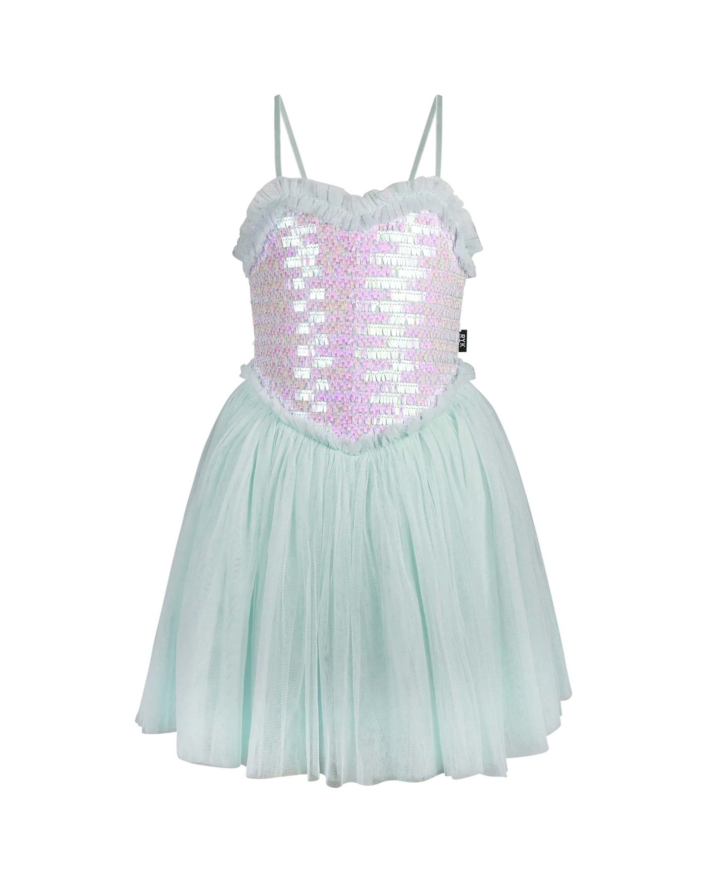 Rock Your Baby - Shimmer Tulle Dress | Mint Tutu Dress Rock Your Baby 