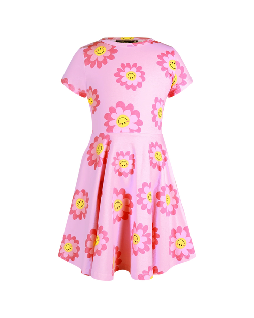 Rock Your Baby - Short Sleeve Waisted Dress | Daisy Smile