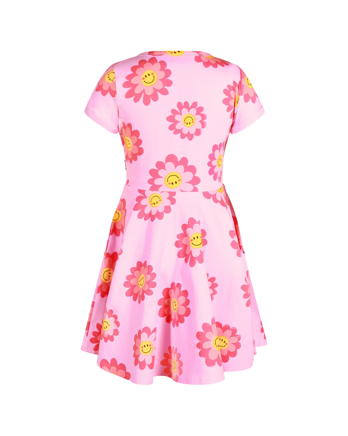 Rock Your Baby - Short Sleeve Waisted Dress | Daisy Smile Short Sleeve Dress Rock Your Baby 
