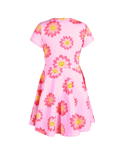 Rock Your Baby - Short Sleeve Waisted Dress | Daisy Smile Short Sleeve Dress Rock Your Baby 