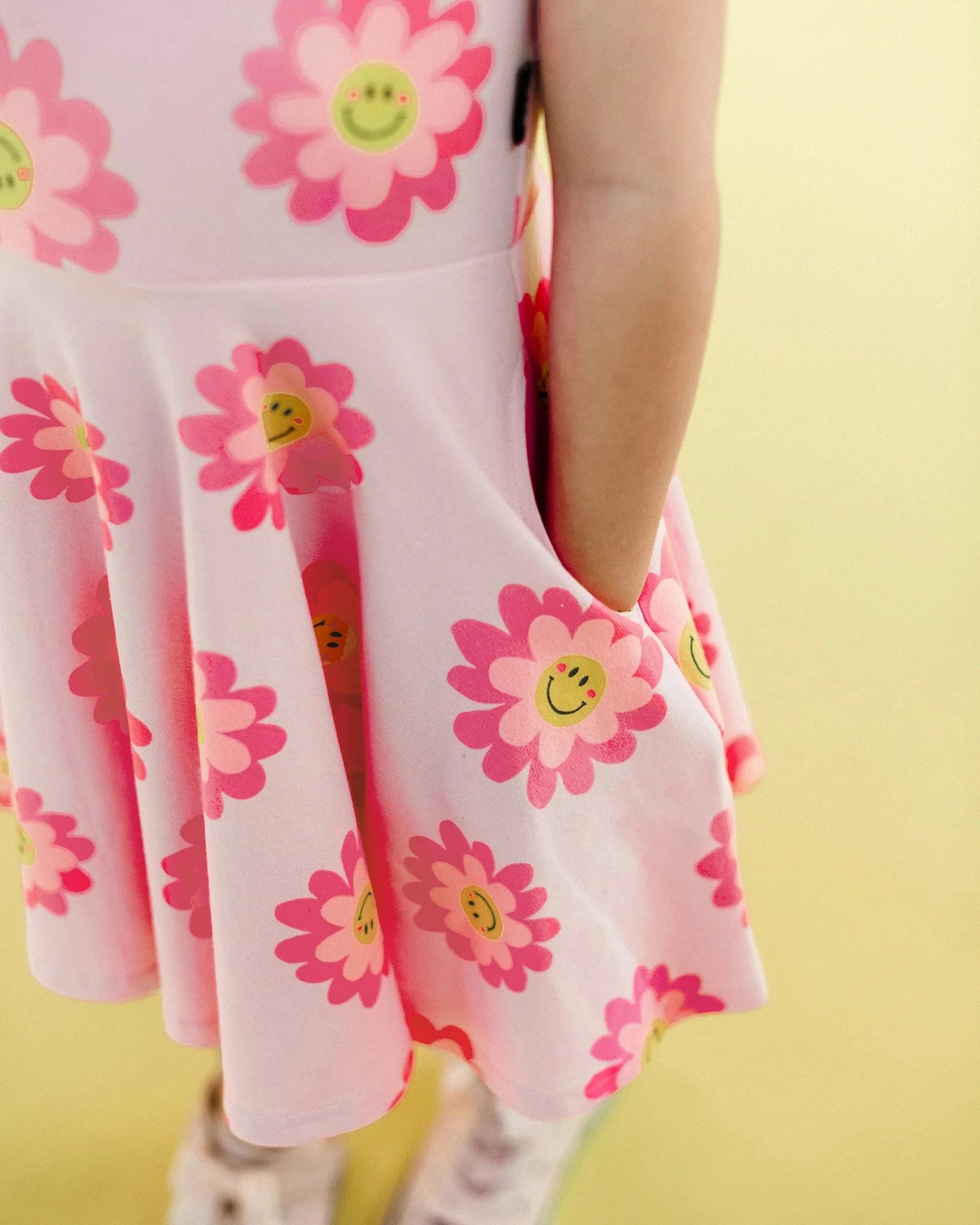 Rock Your Baby - Short Sleeve Waisted Dress | Daisy Smile Short Sleeve Dress Rock Your Baby 