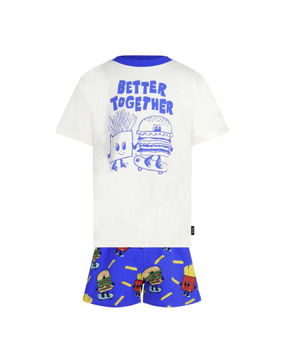 Rock Your Baby - Snack Attack PJ Sleep Set Short Sleeve Pyjamas Rock Your Baby 