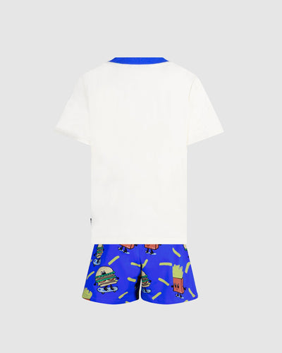 Rock Your Baby - Snack Attack PJ Sleep Set Short Sleeve Pyjamas Rock Your Baby 