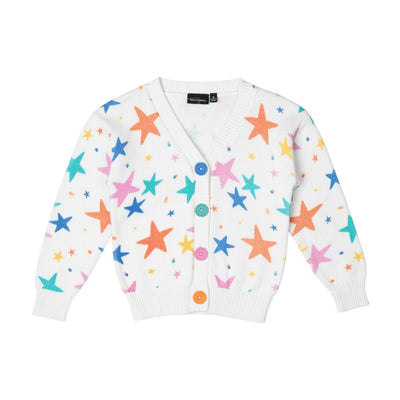 Rock Your Baby Stars Knit Cardigan Cardigan Rock Your Baby 
