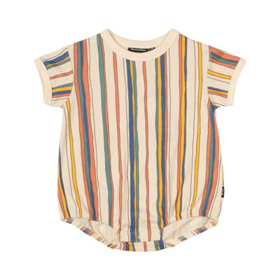 Rock Your Baby - Stripe Polo Oversized Baby Bodysuit Bodysuit Rock Your Baby 