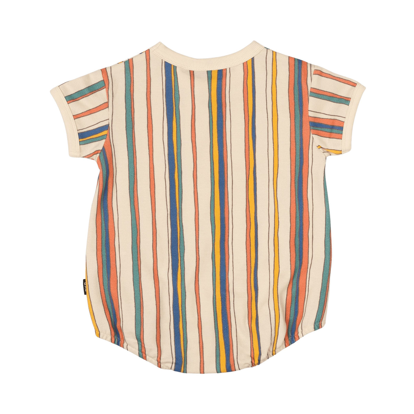 Rock Your Baby - Stripe Polo Oversized Baby Bodysuit Bodysuit Rock Your Baby 