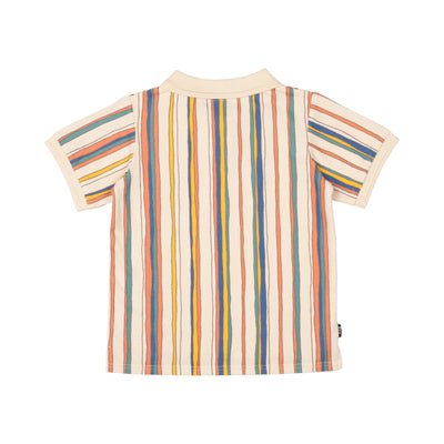 Rock Your Baby - Stripe Polo T-Shirt Short Sleeve Shirt Rock Your Baby 