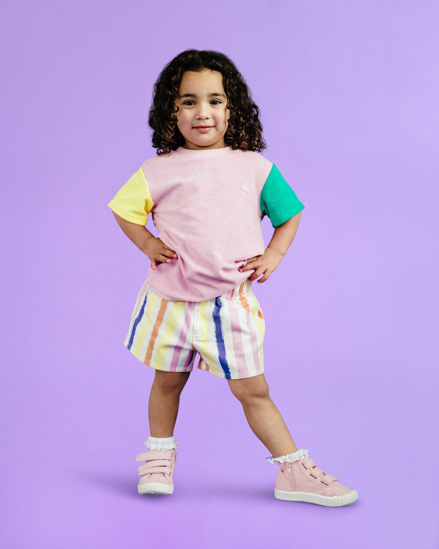 Rock Your Baby - Summer Stripe Woven Short -PREORDER Shorts Rock Your Baby 