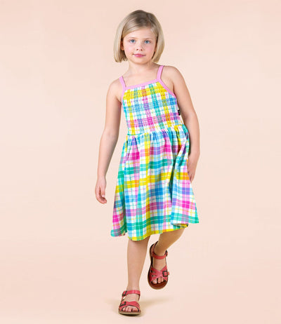 Rock Your Baby - Summer Time Plaid Sun Dress Sleeveless Dress Rock Your Baby 