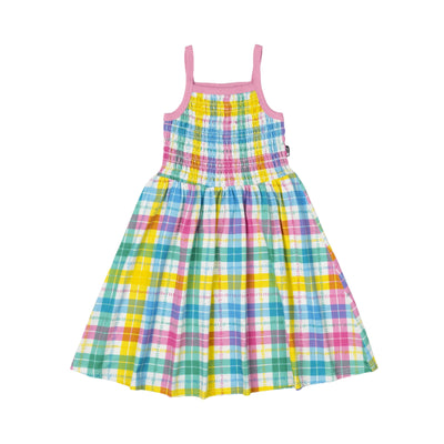 Rock Your Baby - Summer Time Plaid Sun Dress Sleeveless Dress Rock Your Baby 