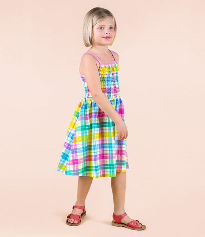 Rock Your Baby - Summer Time Plaid Sun Dress Sleeveless Dress Rock Your Baby 